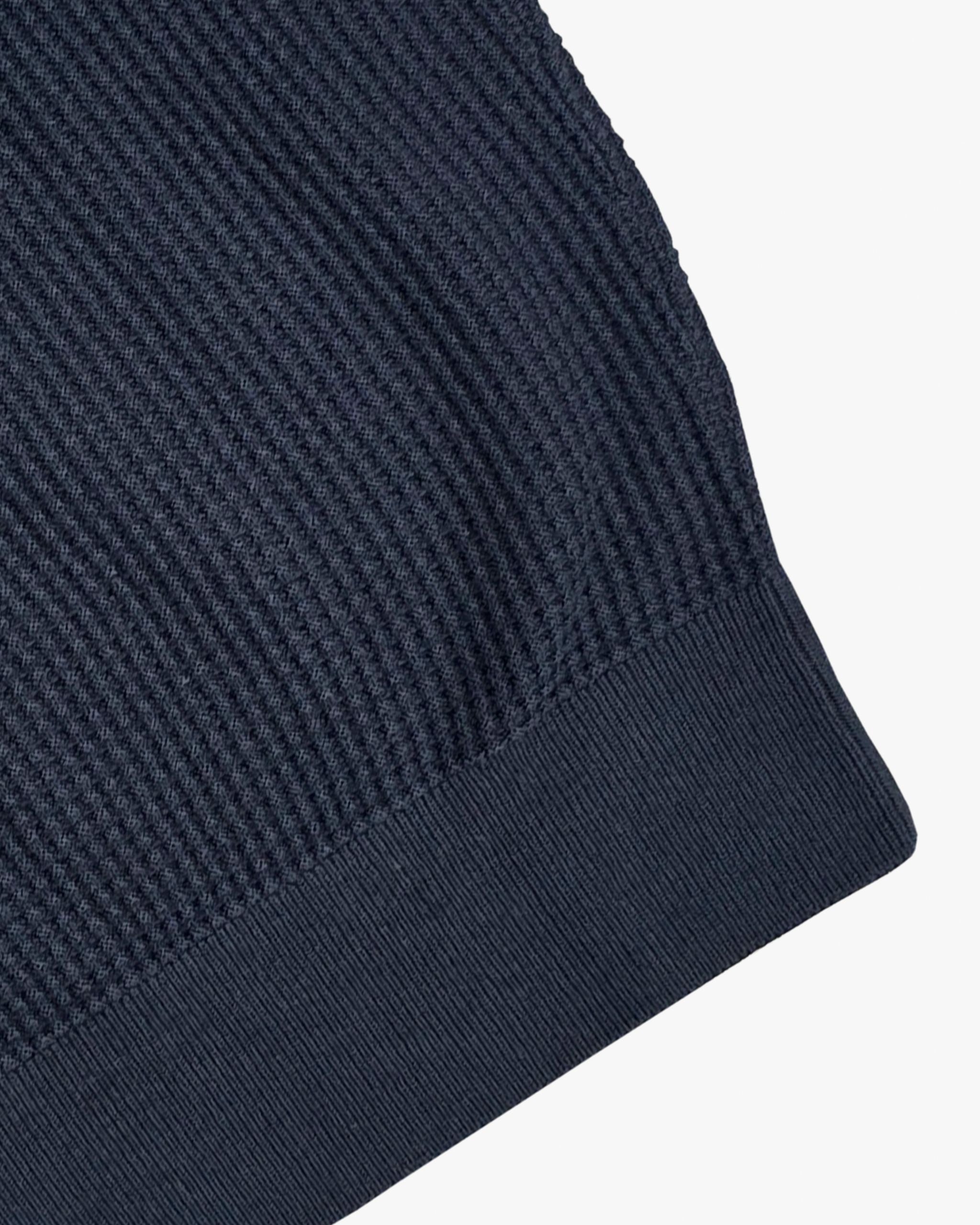 1/4 Zip Sweater in Navy