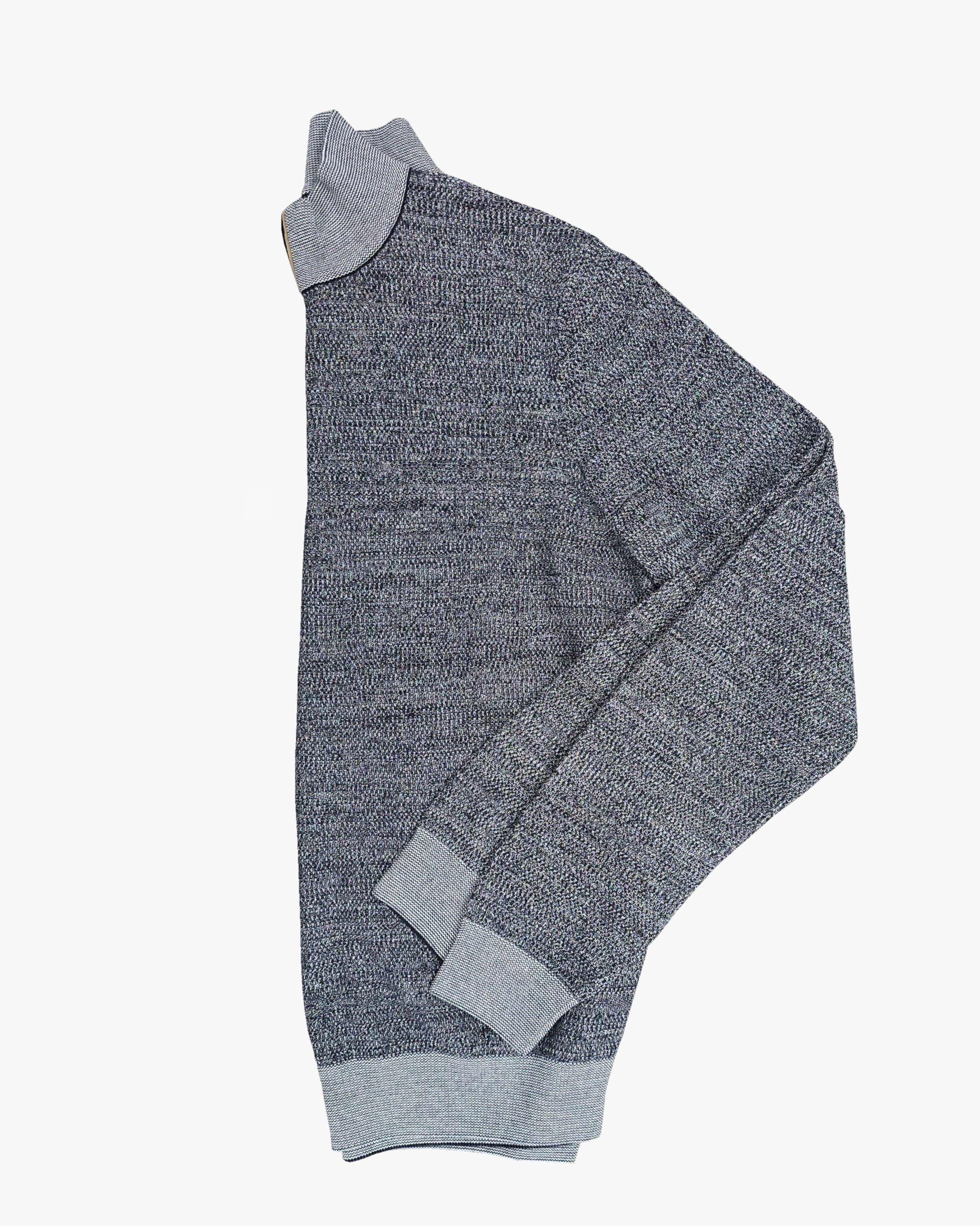 1/4 Zip Sweater in Grey