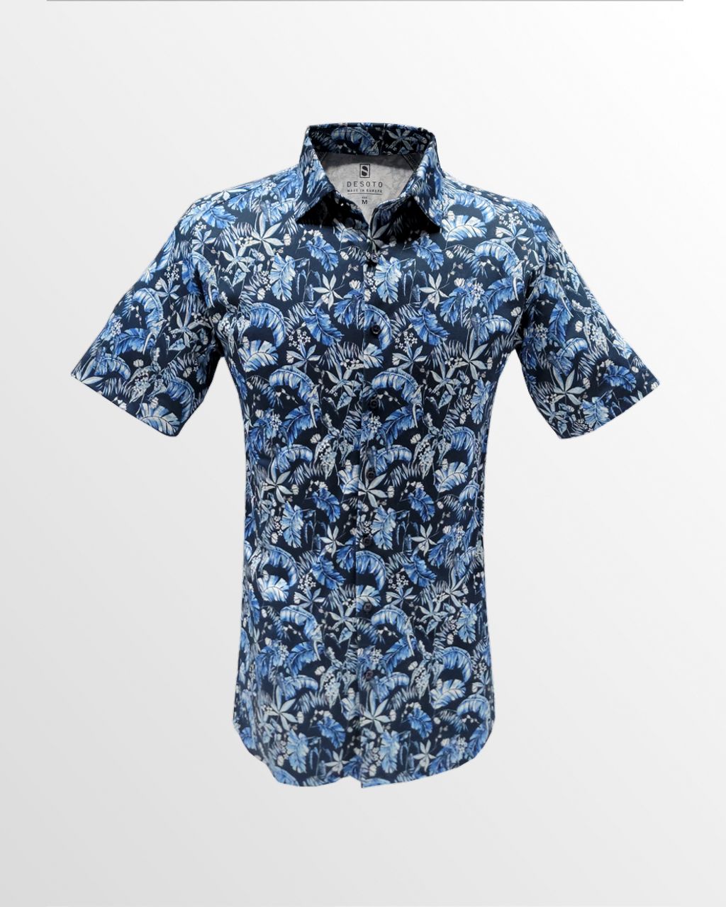 Desoto Short Sleeve Jersey Shirt in Relaxed Ferns