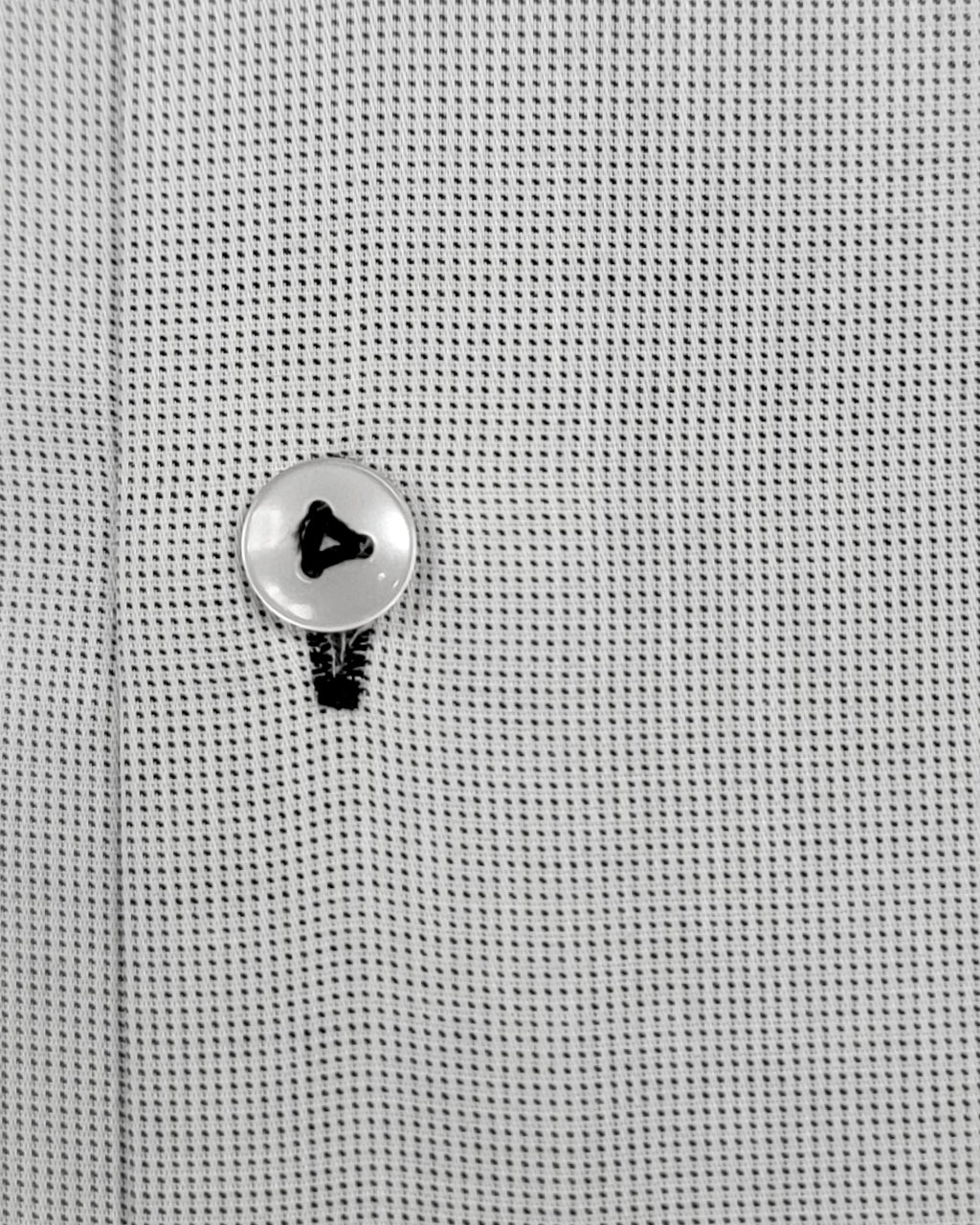 Dress Shirt Micro Dot Texture in Silver Platinum