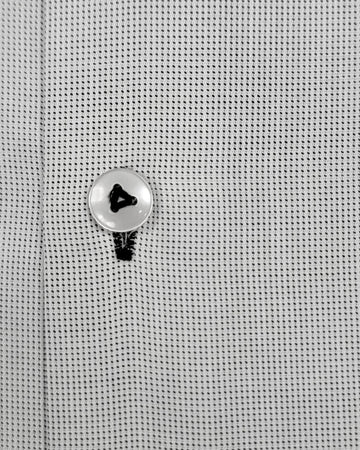 Dress Shirt Micro Dot Texture in Silver Platinum