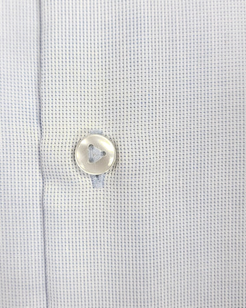 Dress Shirt Micro Dot Texture in Blue