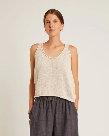 Stina Knit Camisole in Oat