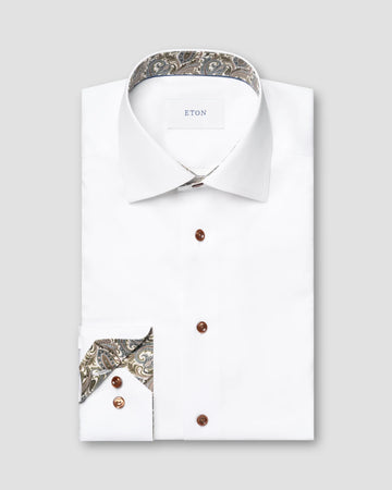 Paisley Effect Signature Dress Shirt