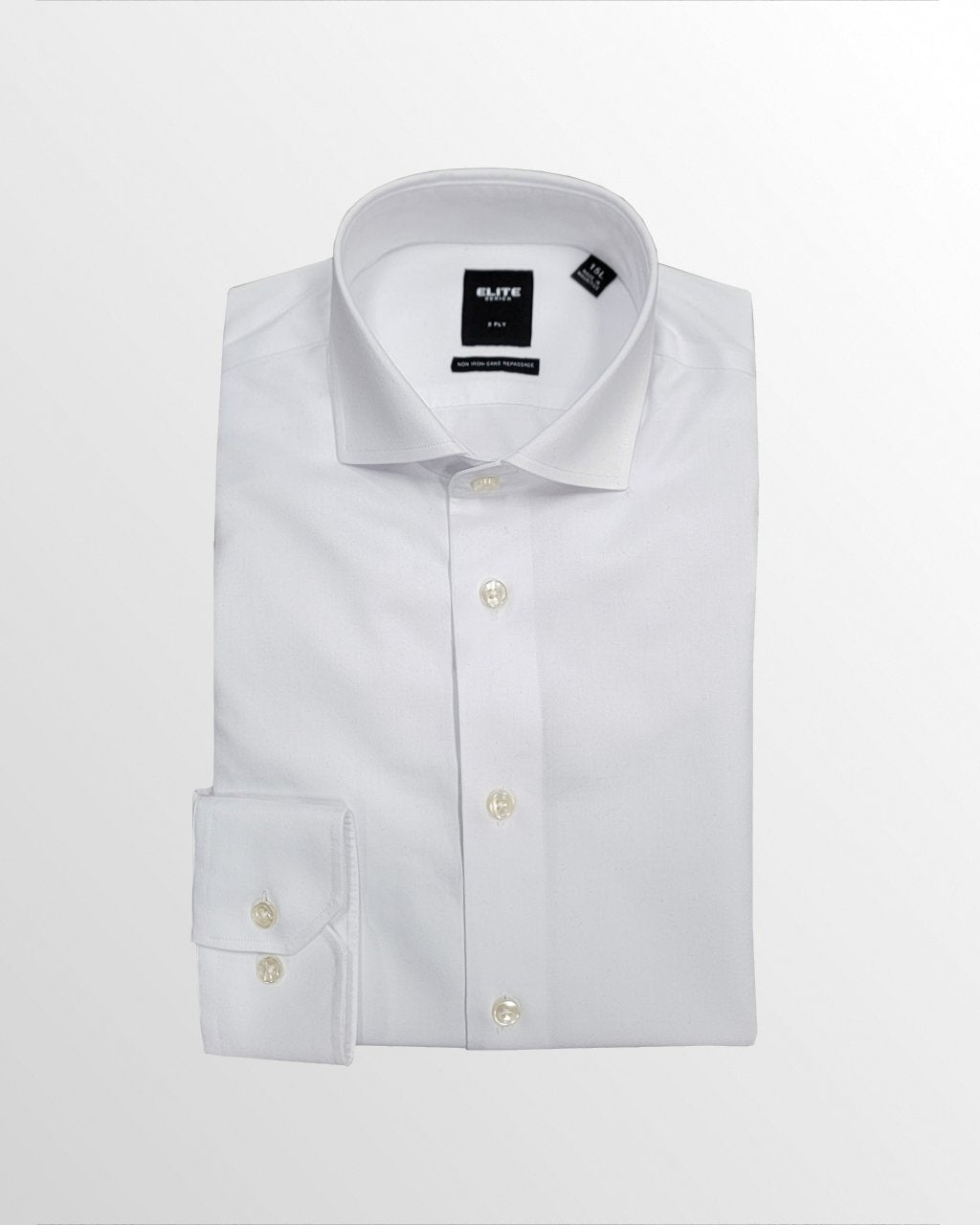 Elite Twill Dress Shirt – White