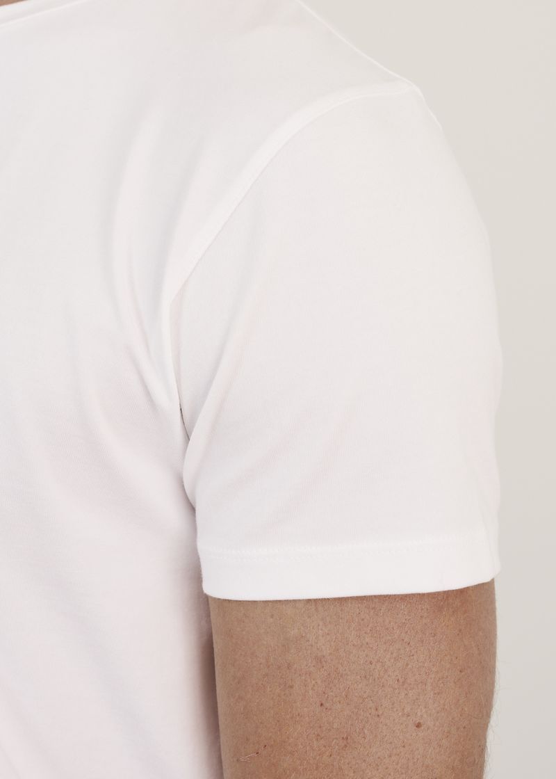 Iconic Pima Cotton Stretch T-Shirt in White